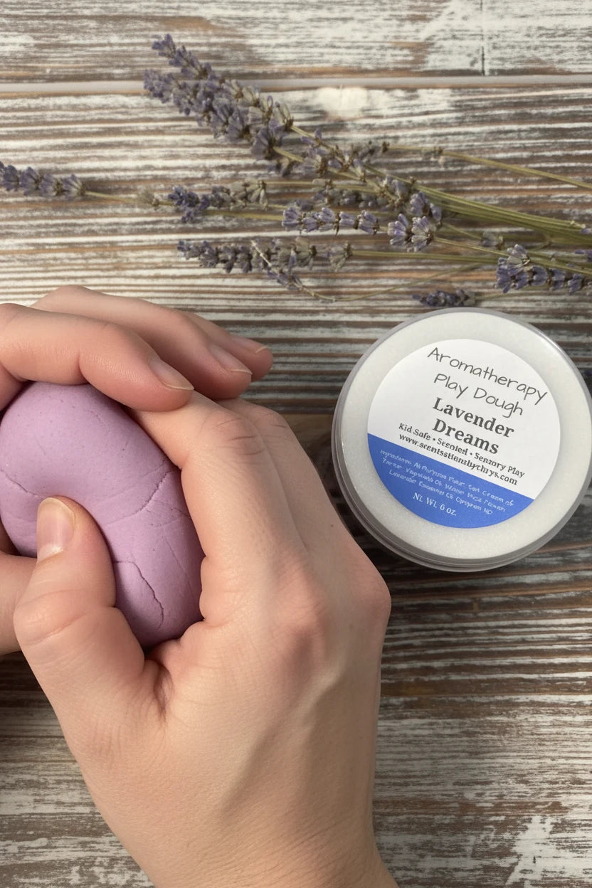 Aromatherapy Play Dough - Lavender Dreams (Purple) – Calm & Relax