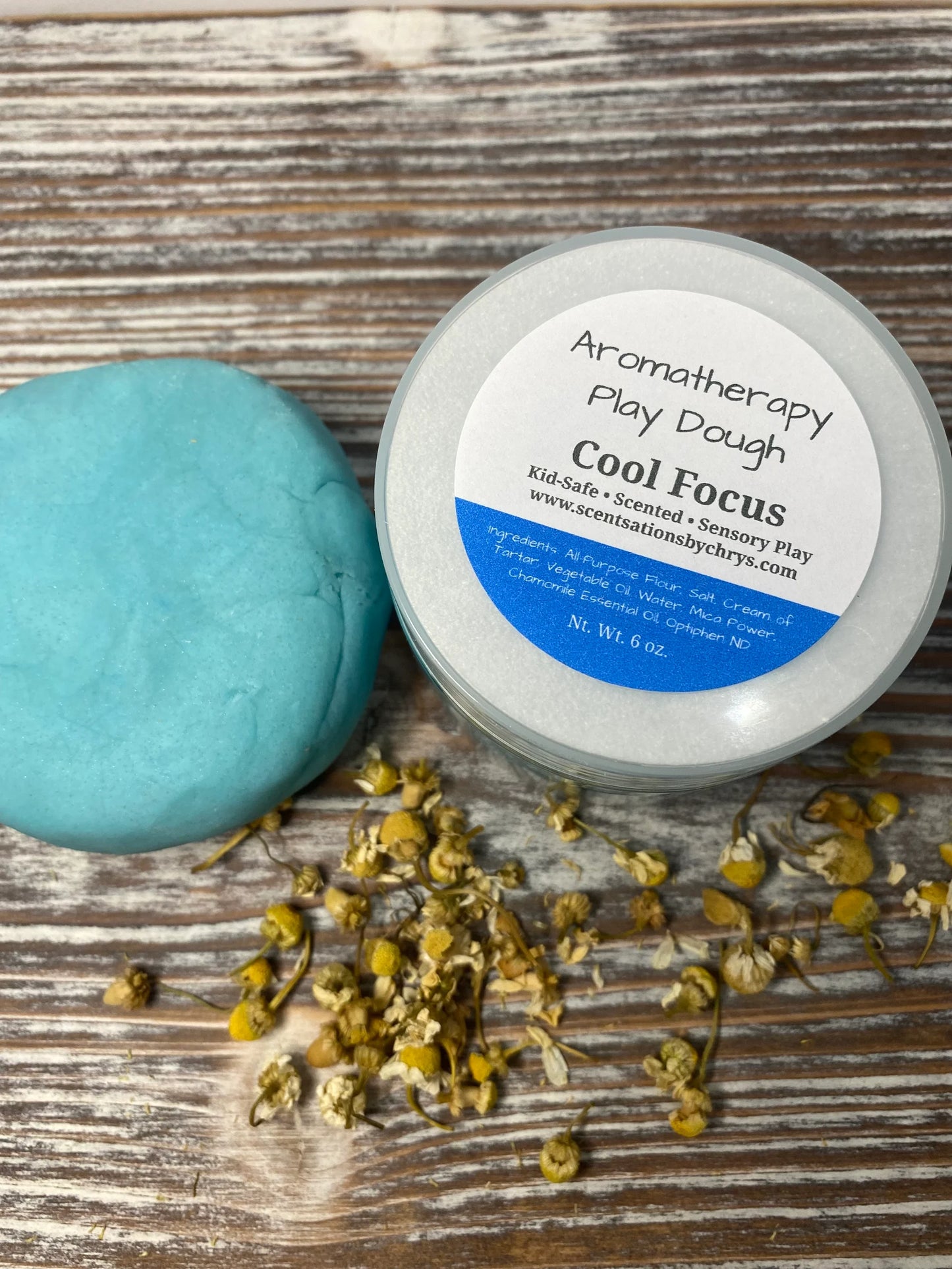 Aromatherapy Play Dough - Cool Focus (Blue) – Soothe & Calming